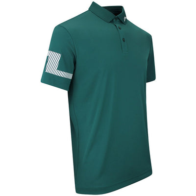 J.Lindeberg Golf Shirt - Heath Regular Fit - Forest Biome AW26