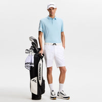 J.Lindeberg Golf Shirt - Heath Regular Fit - Forget-Me-Not SS26