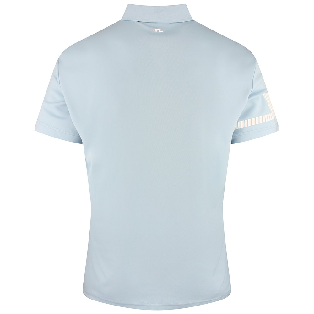 J.Lindeberg Golf Shirt - Heath Regular Fit - Forget-Me-Not SS26
