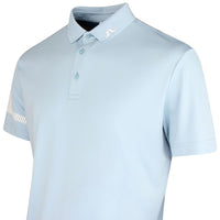 J.Lindeberg Golf Shirt - Heath Regular Fit - Forget-Me-Not SS26