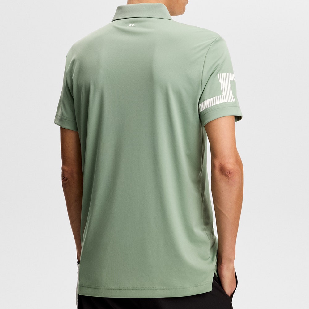 J.Lindeberg Golf Shirt - Heath Regular Fit - Hedge Green SS26