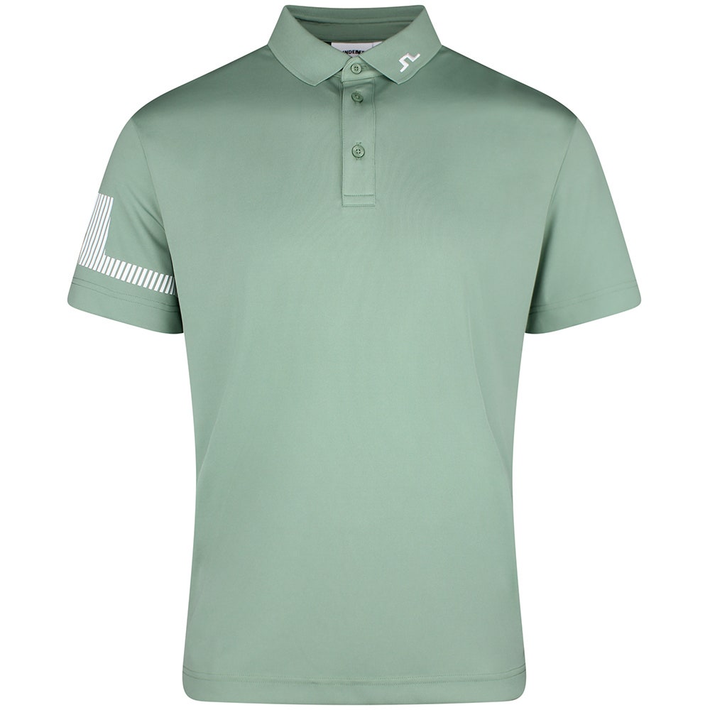 J.Lindeberg Golf Shirt - Heath Regular Fit - Hedge Green SS26