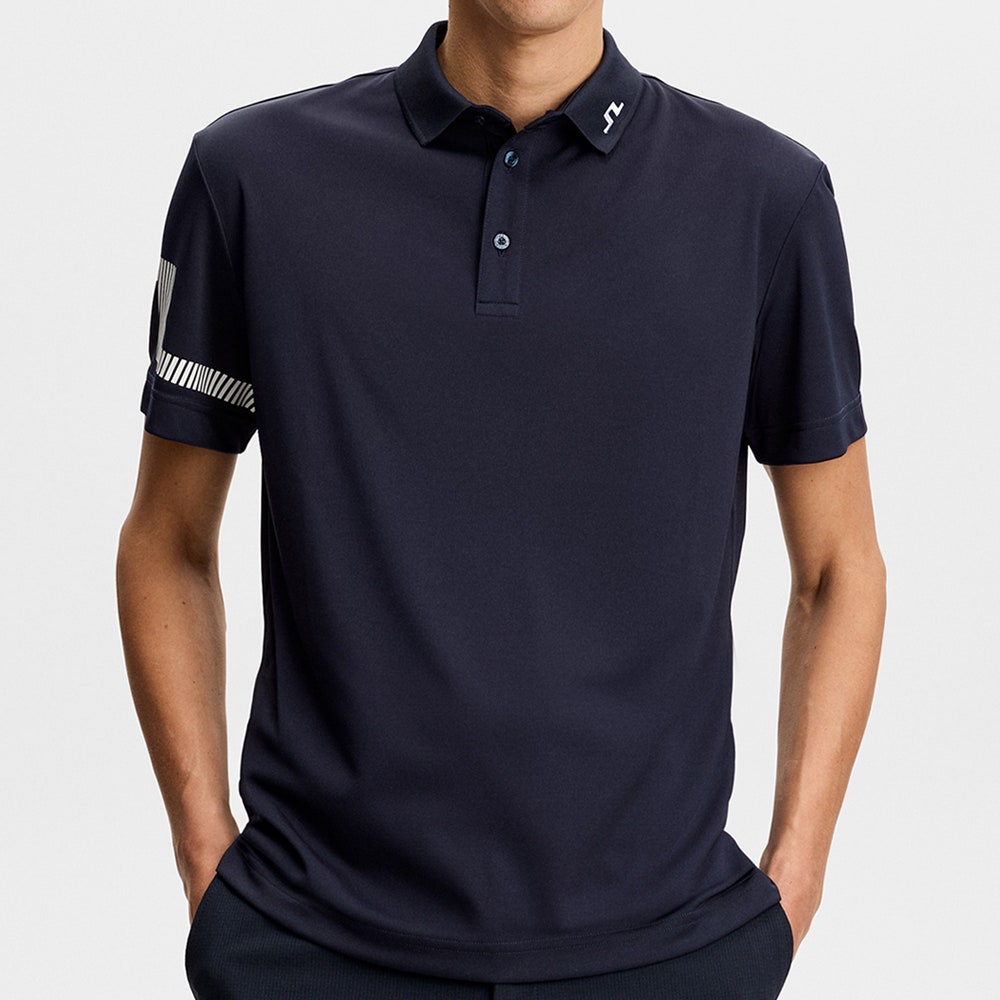 J.Lindeberg Golf Shirt - Heath Regular Fit - JL Navy SS26