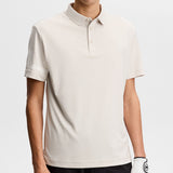 J.Lindeberg Golf Shirt - Heath Regular Fit - Moonbeam SS26