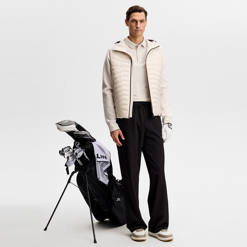 J.Lindeberg Golf Shirt - Heath Regular Fit - Moonbeam SS26