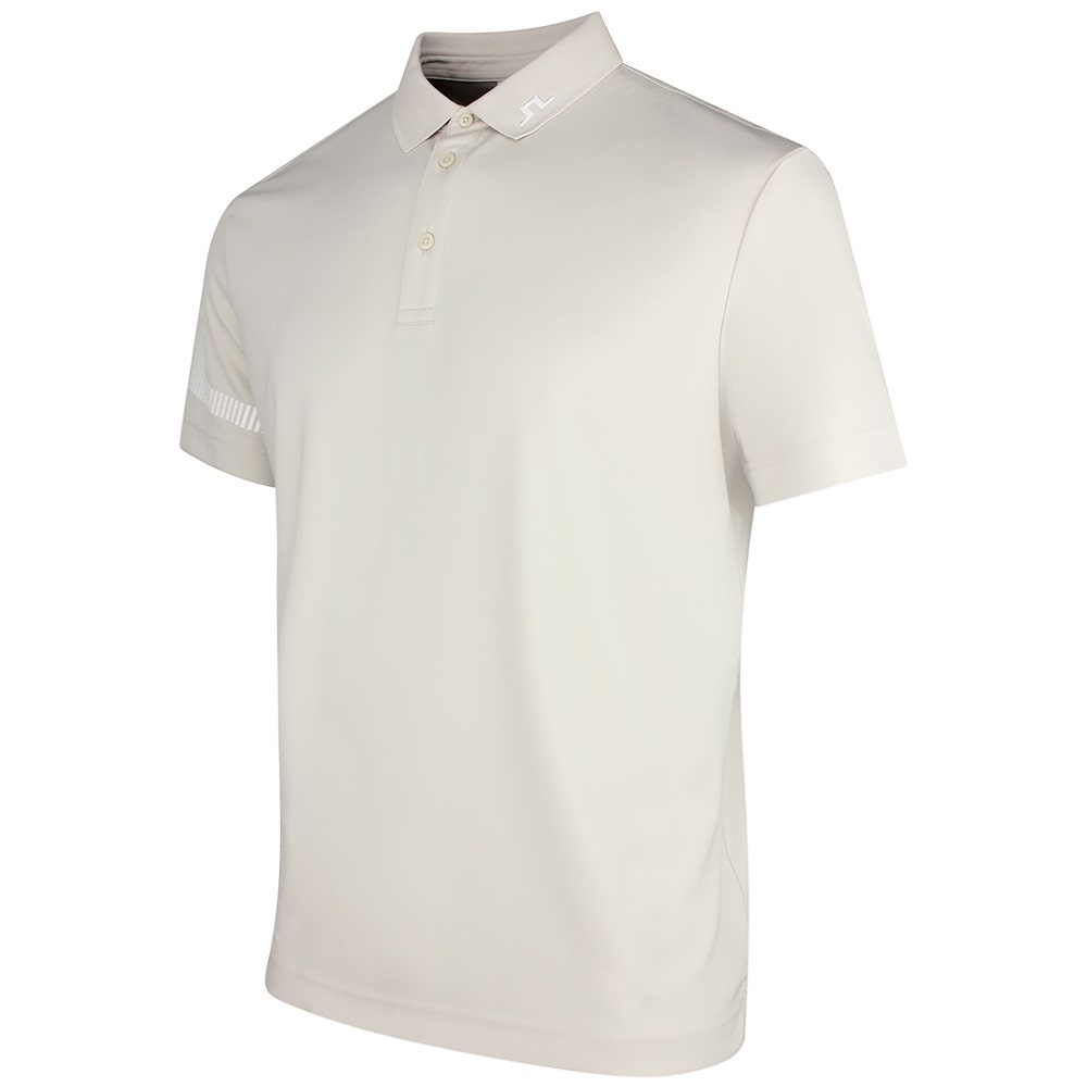 J.Lindeberg Golf Shirt - Heath Regular Fit - Moonbeam SS26