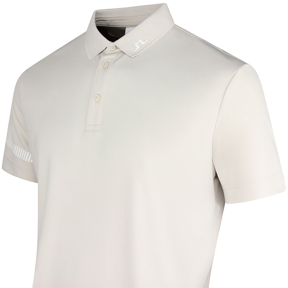 J.Lindeberg Golf Shirt - Heath Regular Fit - Moonbeam SS26