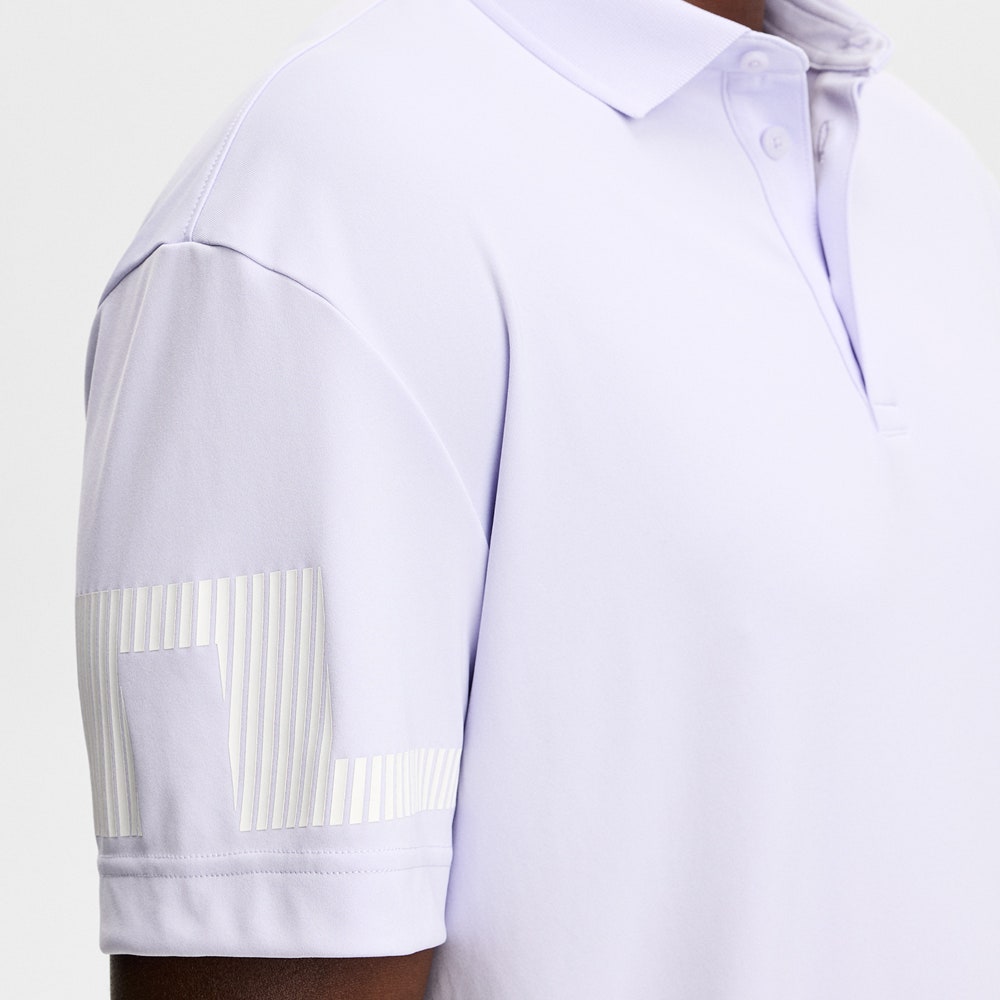 J.Lindeberg Golf Shirt - Heath Regular Fit - Purple Heather AW26