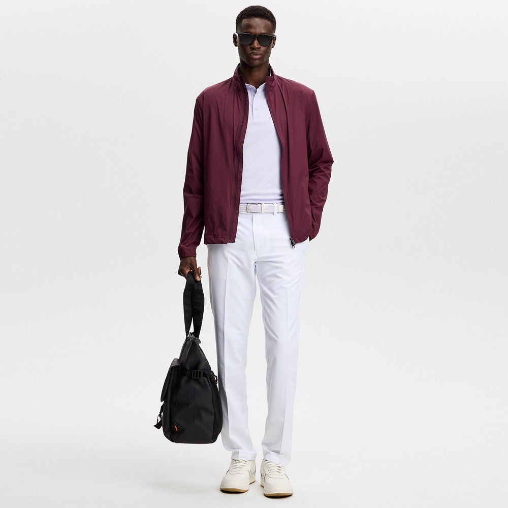 J.Lindeberg Golf Shirt - Heath Regular Fit - Purple Heather AW26