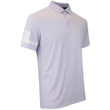 J.Lindeberg Golf Shirt - Heath Regular Fit - Purple Heather AW26
