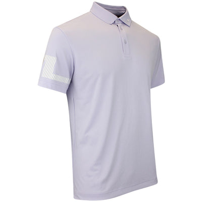 J.Lindeberg Golf Shirt - Heath Regular Fit - Purple Heather AW26
