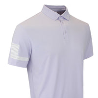 J.Lindeberg Golf Shirt - Heath Regular Fit - Purple Heather AW26