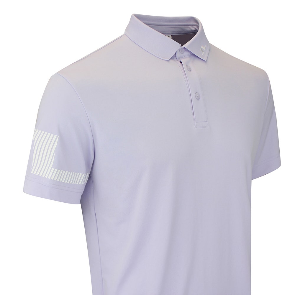 J.Lindeberg Golf Shirt - Heath Regular Fit - Purple Heather AW26