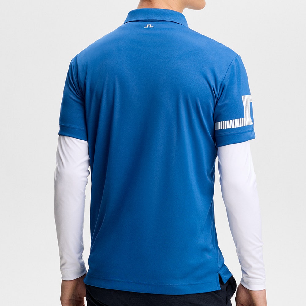 J.Lindeberg Golf Shirt - Heath Regular Fit - Set Sail AW26