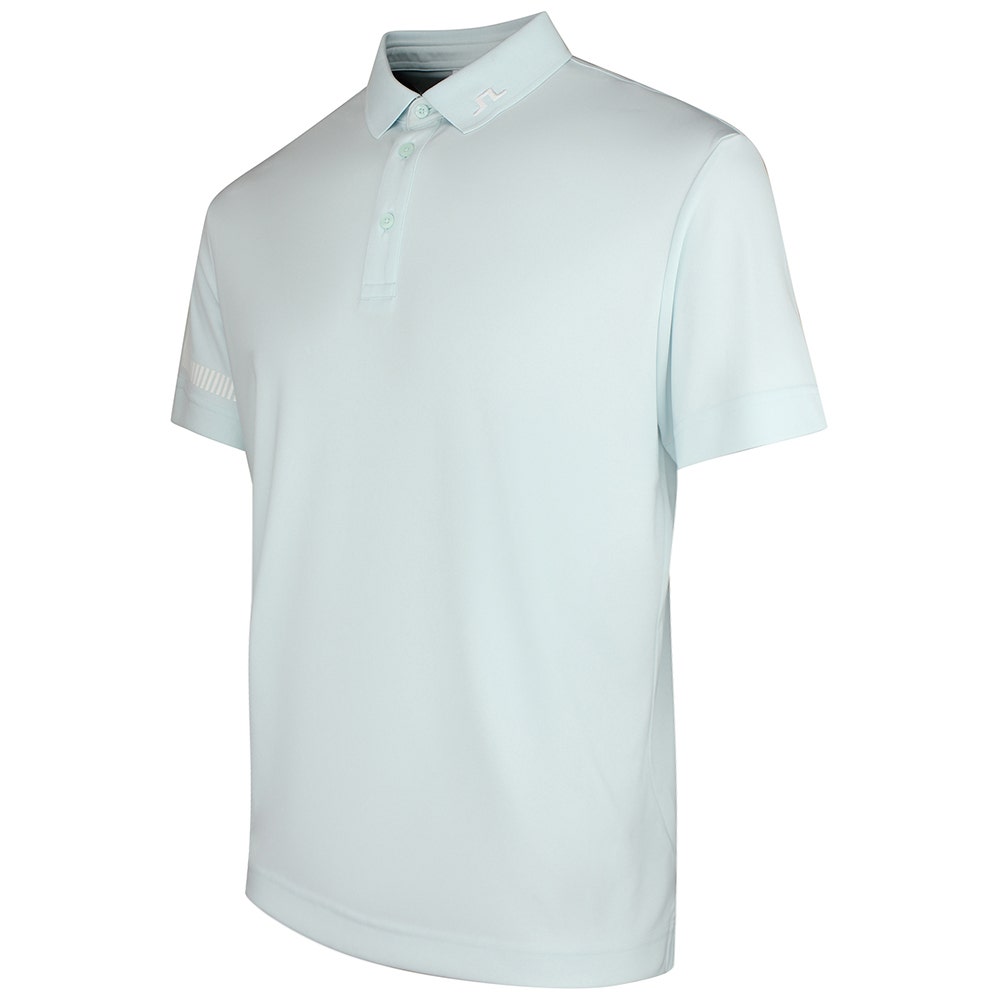 J.Lindeberg Golf Shirt - Heath Regular Fit - Sky Light SS26