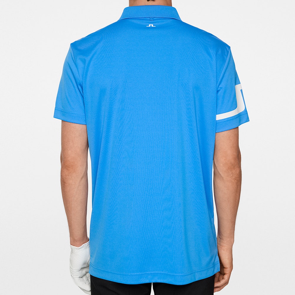 J.Lindeberg Golf Shirt - Heath Regular Fit - Sonic Blue AW25