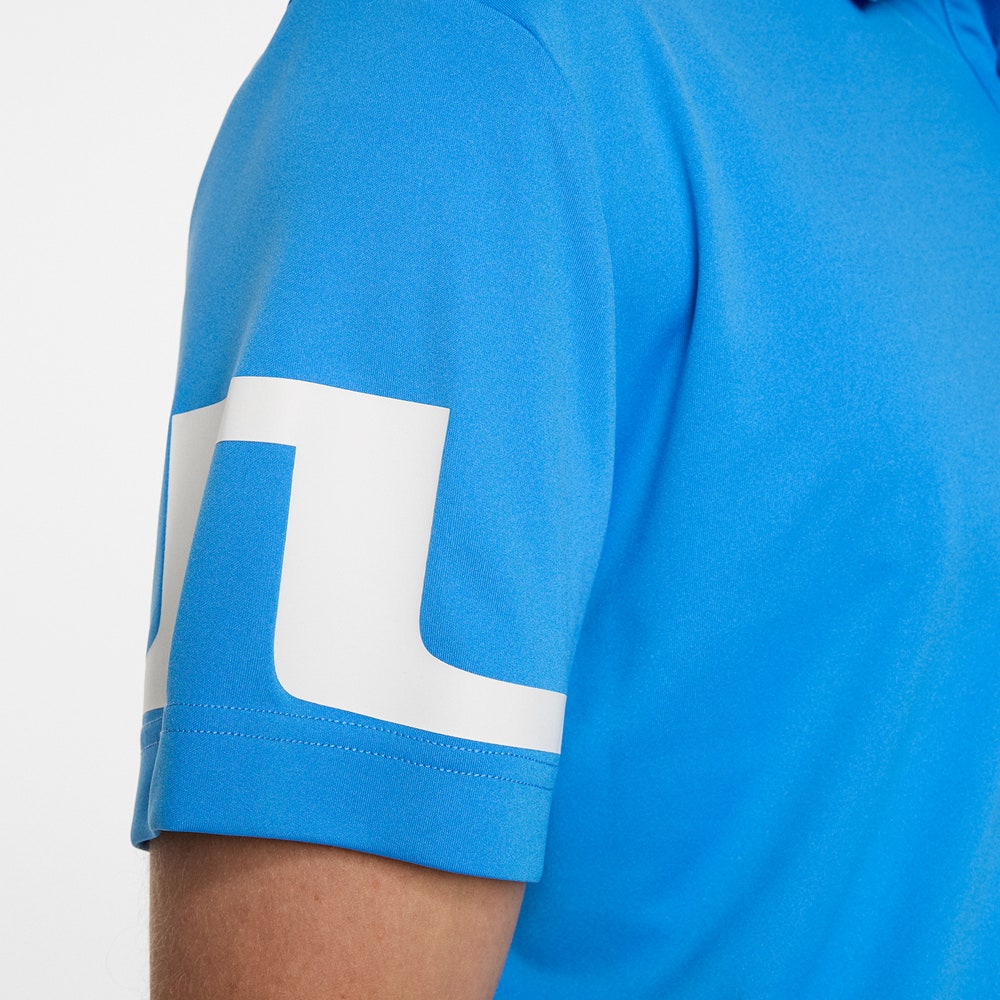 J.Lindeberg Golf Shirt - Heath Regular Fit - Sonic Blue AW25
