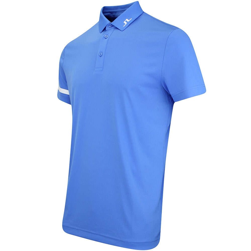 J.Lindeberg Golf Shirt - Heath Regular Fit - Sonic Blue AW25