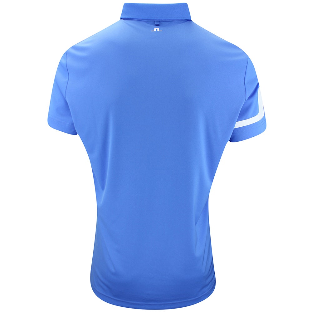 J.Lindeberg Golf Shirt - Heath Regular Fit - Sonic Blue AW25