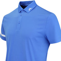 J.Lindeberg Golf Shirt - Heath Regular Fit - Sonic Blue AW25