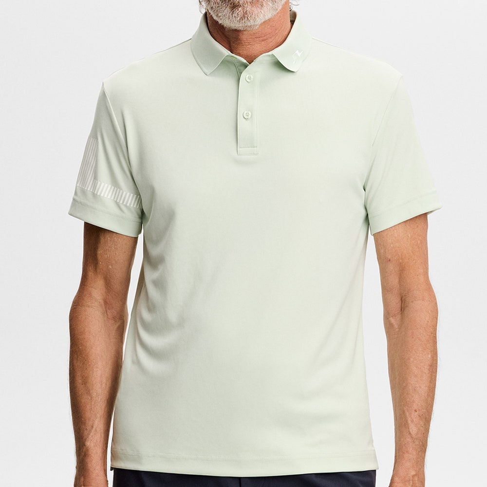 J.Lindeberg Golf Shirt - Heath Regular Fit - Subtle Green AW26