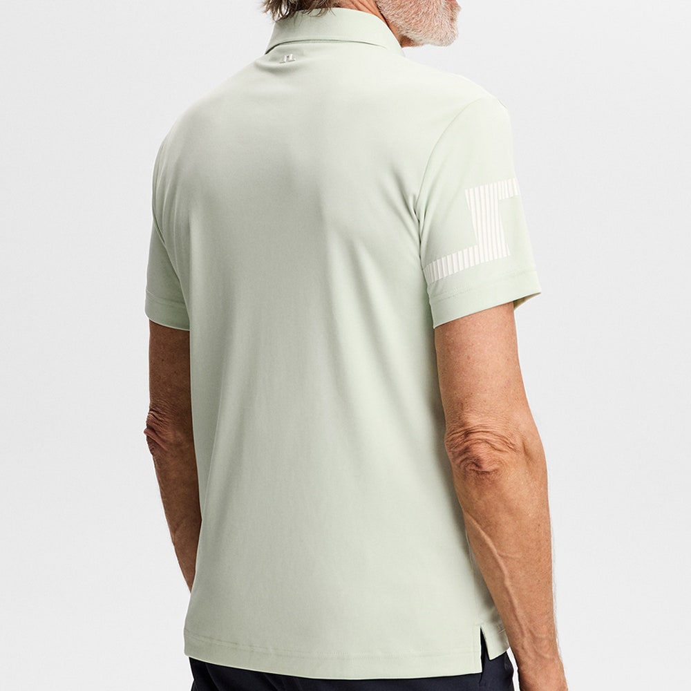 J.Lindeberg Golf Shirt - Heath Regular Fit - Subtle Green AW26