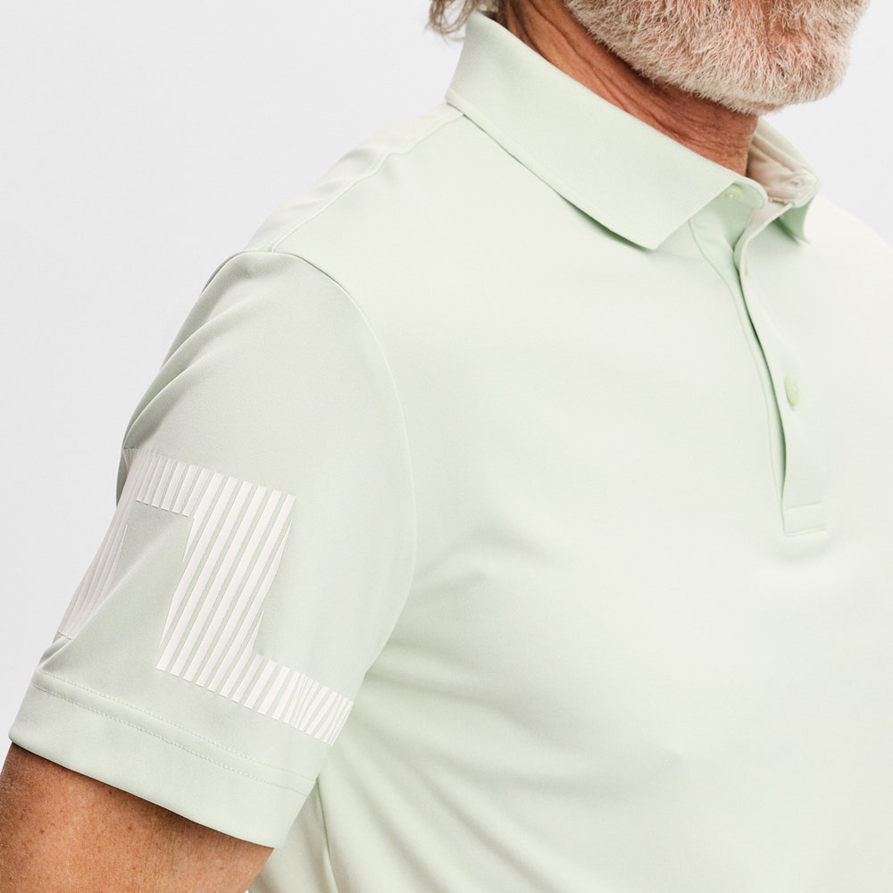 J.Lindeberg Golf Shirt - Heath Regular Fit - Subtle Green AW26