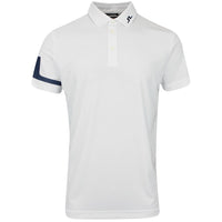 J.Lindeberg Golf Shirt - Heath Regular Fit - White AW25