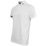 J.Lindeberg Golf Shirt - Heath Regular Fit - White AW25