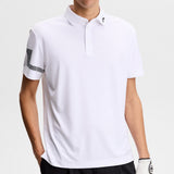 J.Lindeberg Golf Shirt - Heath Regular Fit - White SS26