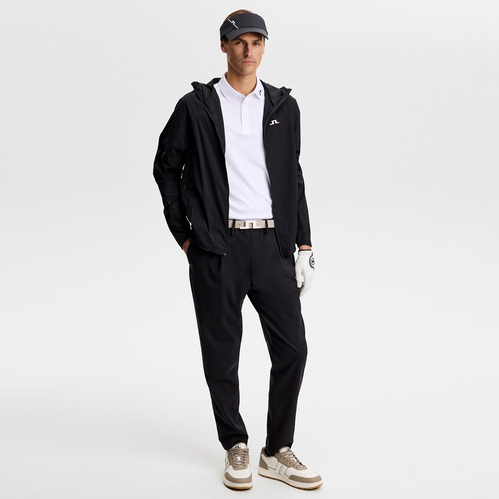 J.Lindeberg Golf Shirt - Heath Regular Fit - White SS26