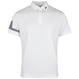 J.Lindeberg Golf Shirt - Heath Regular Fit - White SS26