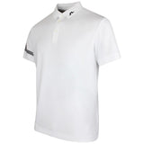 J.Lindeberg Golf Shirt - Heath Regular Fit - White SS26