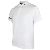 J.Lindeberg Golf Shirt - Heath Regular Fit - White SS26