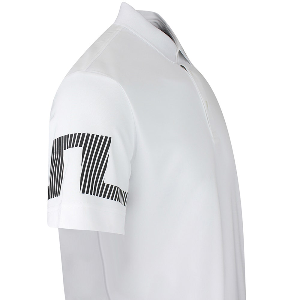 J.Lindeberg Golf Shirt - Heath Regular Fit - White SS26