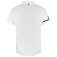 J.Lindeberg Golf Shirt - Heath Regular Fit - White SS26