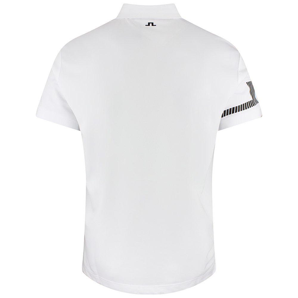 J.Lindeberg Golf Shirt - Heath Regular Fit - White SS26