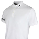 J.Lindeberg Golf Shirt - Heath Regular Fit - White SS26