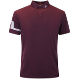 J.Lindeberg Golf Shirt - Heath Regular Fit - Winetasting AW26
