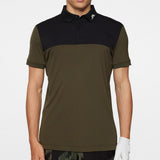 J.Lindeberg Golf Shirt - Jeff Regular Fit - Forest Green AW25