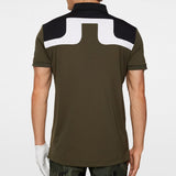 J.Lindeberg Golf Shirt - Jeff Regular Fit - Forest Green AW25