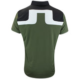J.Lindeberg Golf Shirt - Jeff Regular Fit - Forest Green AW25