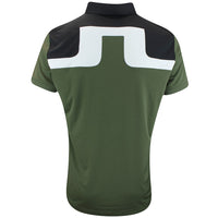 J.Lindeberg Golf Shirt - Jeff Regular Fit - Forest Green AW25