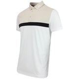 J.Lindeberg Golf Shirt - Jeff Regular Fit - White AW25