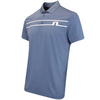 J.Lindeberg Golf Shirt - Klas Regular Fit - Vintage Indigo AW25
