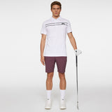 J.Lindeberg Golf Shirt - Klas Regular Fit - White AW25