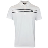 J.Lindeberg Golf Shirt - Klas Regular Fit - White AW25