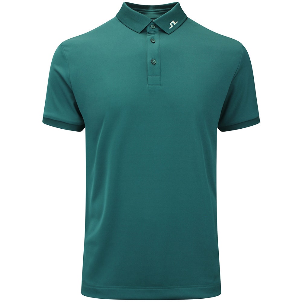 J.Lindeberg Golf Shirt - KV Print Regular Fit - Forest Biome AW26