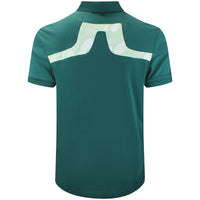 J.Lindeberg Golf Shirt - KV Print Regular Fit - Forest Biome AW26