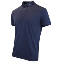 J.Lindeberg Golf Shirt - KV Print Regular Fit - JL Navy AW26